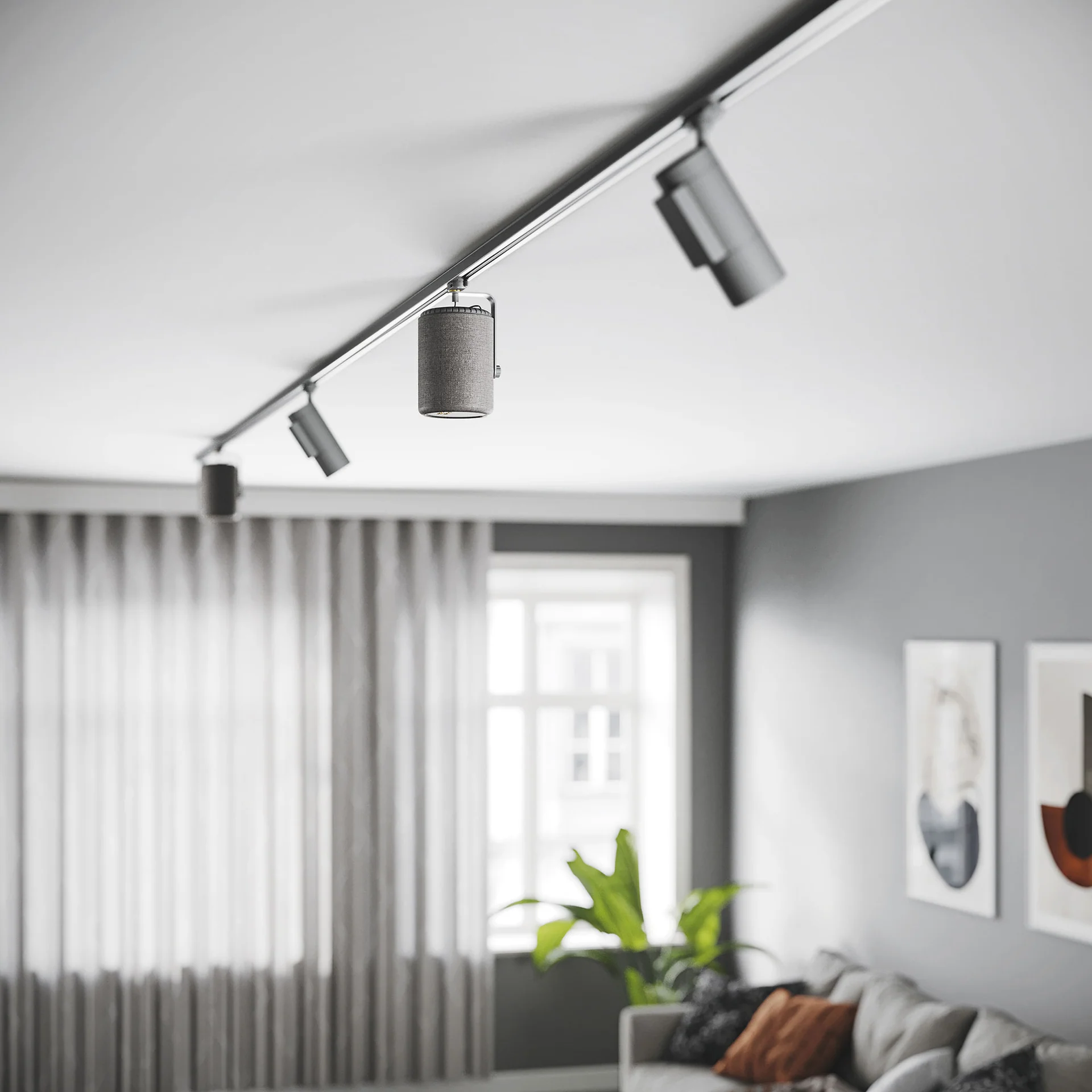 Mount on ;ighting strips at home or in commercial applications