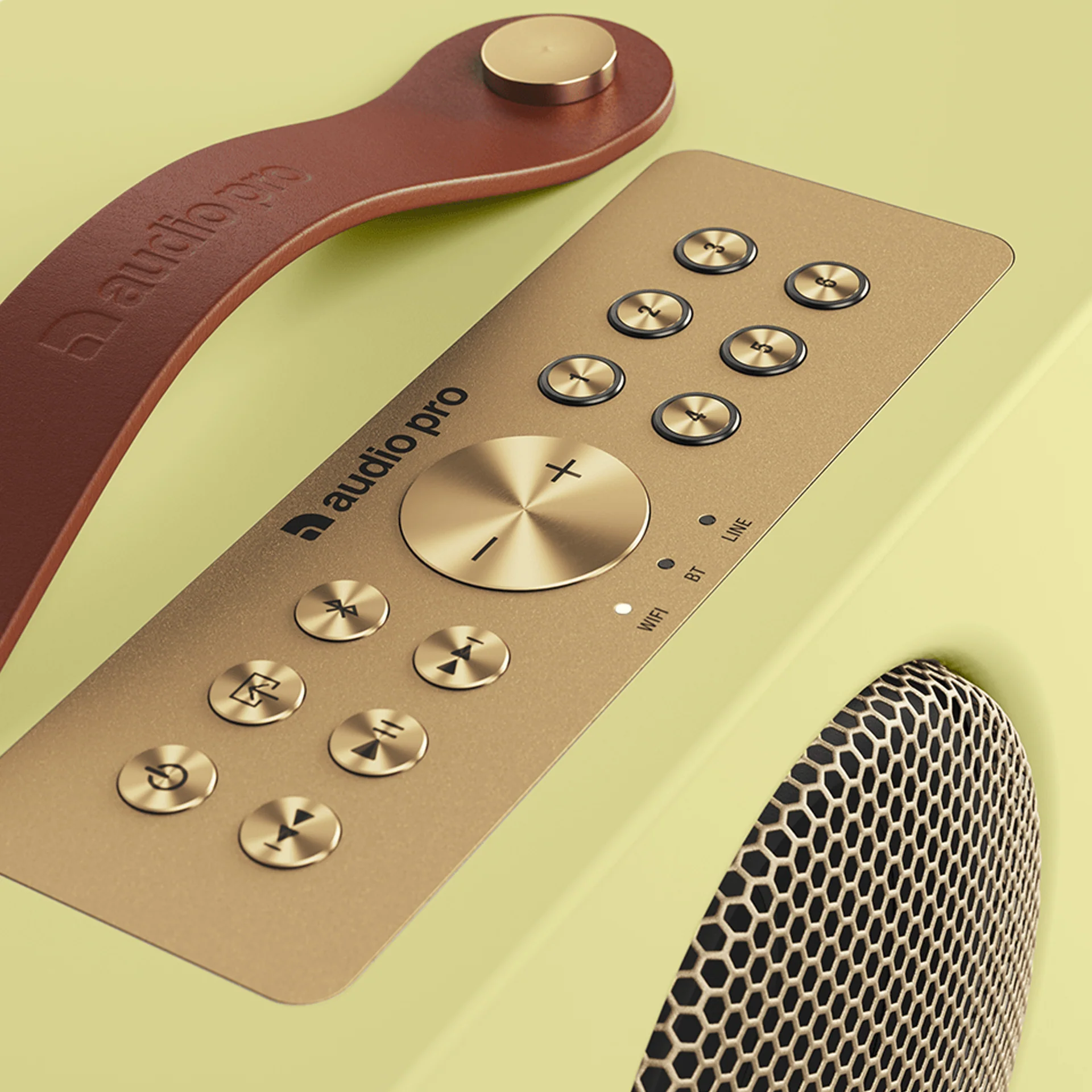 Audio Pro C5 MkII Classic top panel controls presets buttons