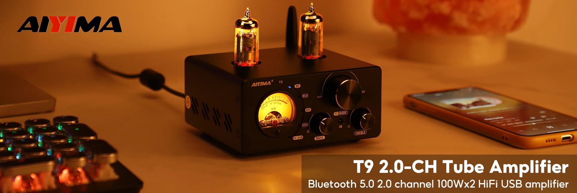 AIYIMA T9 Tube Amplifier