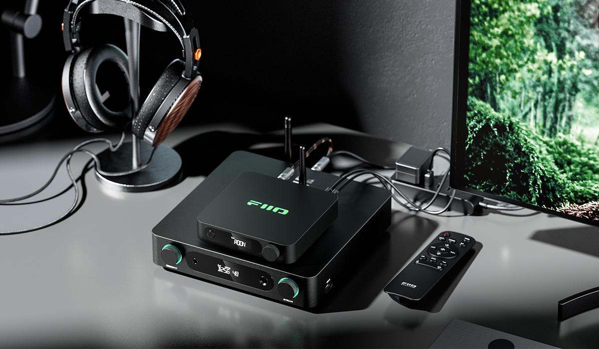 FiiO K11 R2R vs K13 R2R DACs placed together showing design and size differences