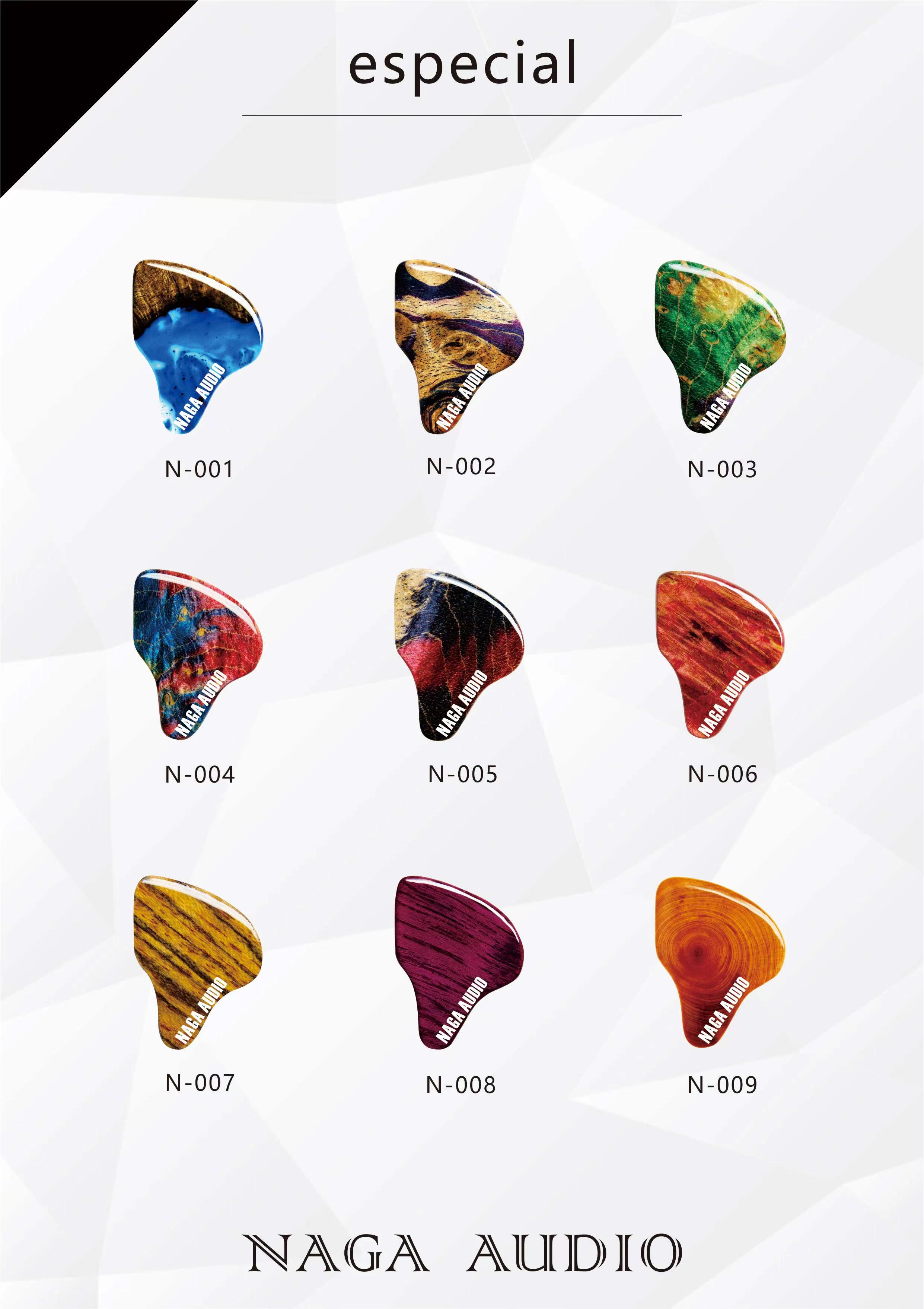 Naga Audio Reshell Colour chart