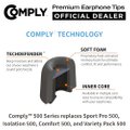 Comply 500 Series TZ-500 Original Foam Eartips Comply 500 Series TZ-500 Original Foam Eartips