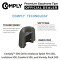 Comply 500 Series TZ-500 Original Foam Eartips