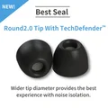 Comply TRZ-500 Round 2.0 Foam Eartips