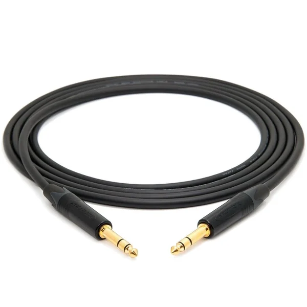 Canare L-4E6S 6.35mm (1/4-inch) TRS to 6.35mm (1/4-inch) TRS Stereo Interconnect Cable