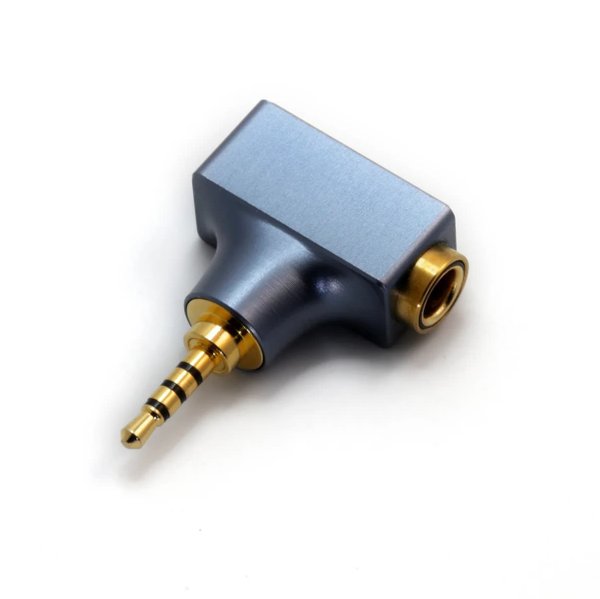 ddHiFi DJ44B Mark II 2.5mm TRRS Balanced Male to 4.4mm TRRRS Balanced Female Right-angle Adapter ddHiFi DJ44B Mark II 2.5mm TRRS Balanced Male to 4.4mm TRRRS Balanced Female Right-angle Adapter