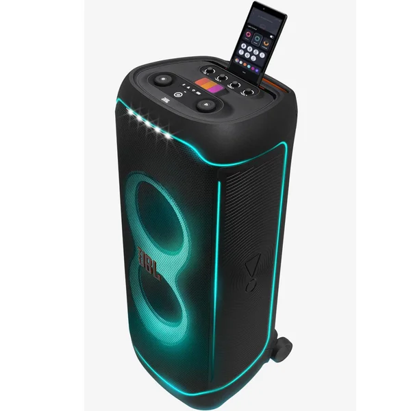 JBL Partybox Ultimate Wireless Bluetooth/WiFi Network Trolley Portable Speaker with Dual Wireless Handheld Microphones