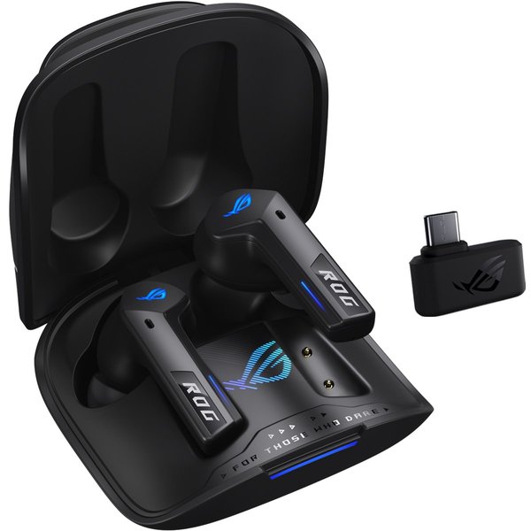 ROG Cetra SpeedNova True Wireless Bluetooth+2.4GHz Noise-Cancelling Gaming In-Ear Earphone with Mic - Black ROG Cetra SpeedNova True Wireless Bluetooth+2.4GHz Noise-Cancelling Gaming In-Ear Earphone with Mic - Black