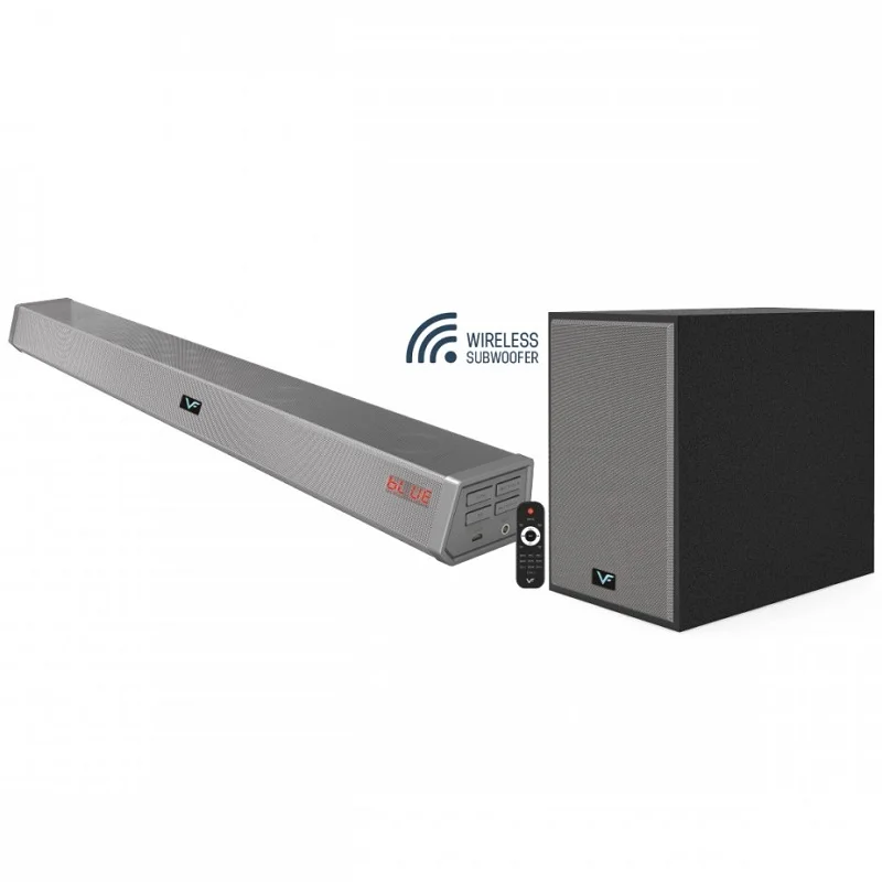 Vinnfier Hyperbar 808 BTR Wireless Bluetooth Soundbar Speaker with Wireless Subwoofer