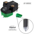 Audio-Technica AT-VM95E VM95 Series Elliptical Stereo Dual Moving Magnet MM Phono Cartridge