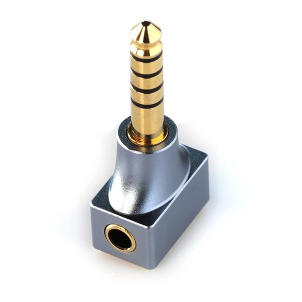 ddHiFi DJ30A (2021) 4.4mm TRRRS Balanced Male to 3.5mm TRS Single-Ended Female Right-angle Adapter [Display Set]