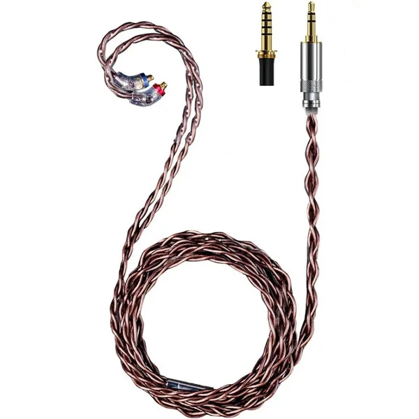 FiiO LC-RC 2024 4-core MMCX Stranded Furukawa Silver-plated Monocrystalline Copper Hybrid Upgrade Cable