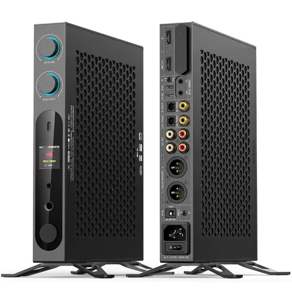 FiiO K19 MQA Wired/Wireless Bluetooth Desktop Studio-grade DAC & Headphone Amplifier (with HDMI) - Black