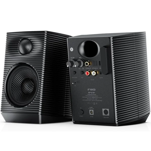 FiiO SP3 BT Wireless Bluetooth Desktop Bookshelf Speakers - Black [Display Set]