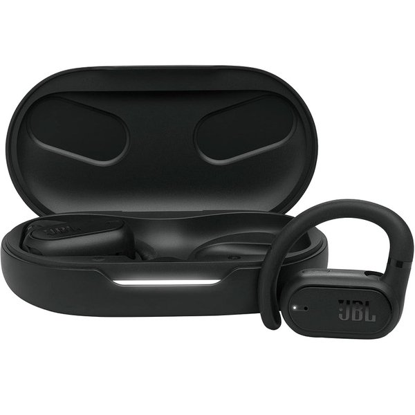 JBL Soundgear Sense Neckband/True Wireless Bluetooth Air Conduction Open-Ear Earphone with Mic - Black JBL Soundgear Sense Neckband/True Wireless Bluetooth Air Conduction Open-Ear Earphone with Mic - Black
