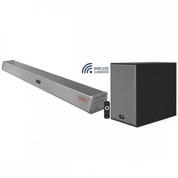 Vinnfier Hyperbar 808 BTR Wireless Bluetooth Soundbar Speaker with 8" Wireless Subwoofer (with HDMI)