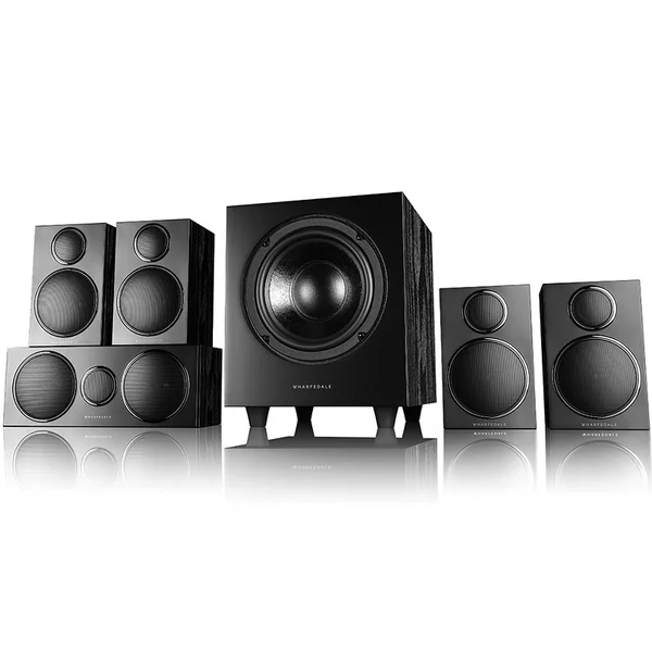 Wharfedale DX-3 HCP 5.1 Passive Surround System with Centre Speaker & 8-inch (8") Powered Subwoofer