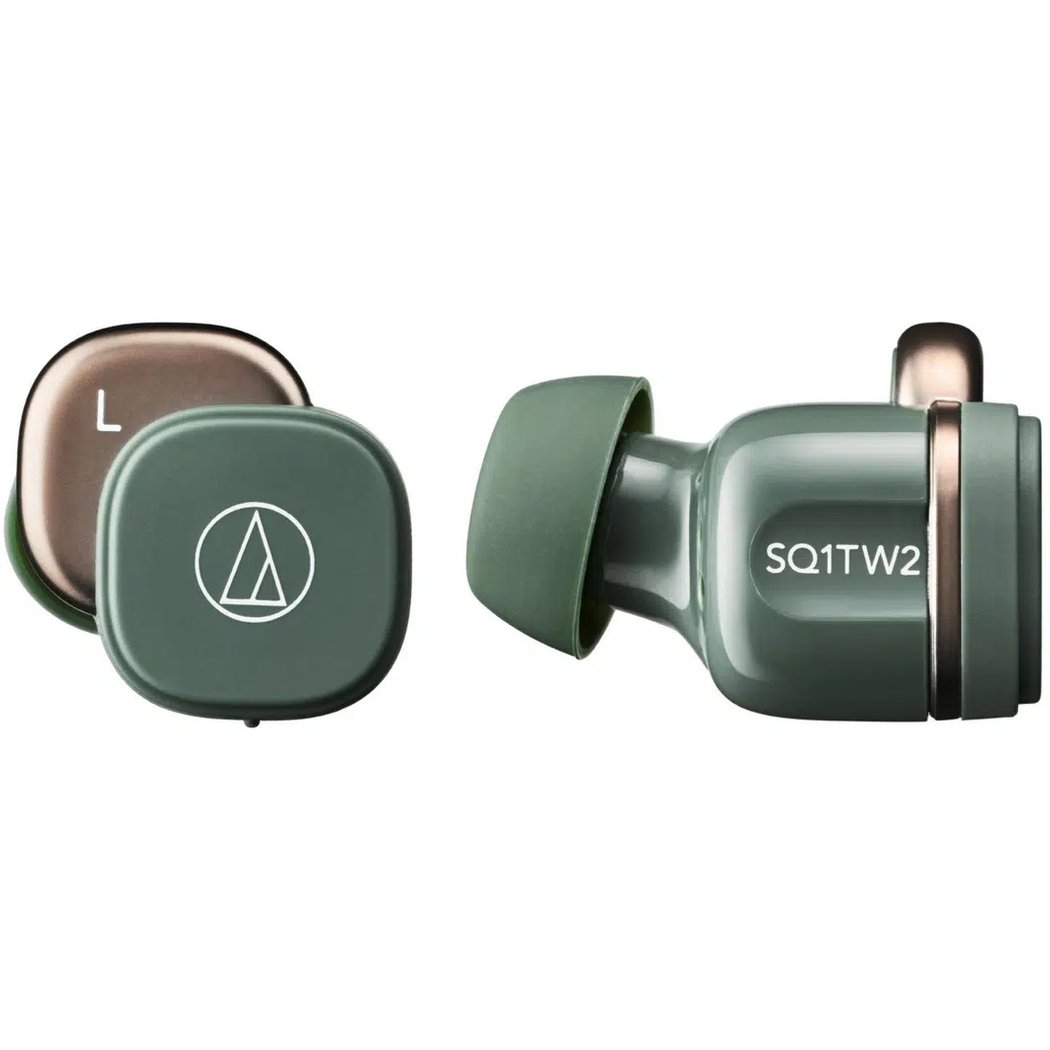 Audio-Technica ATH-SQ1TW2 True Wireless Bluetooth In-Ear Earphone with Mic - Jet Black
