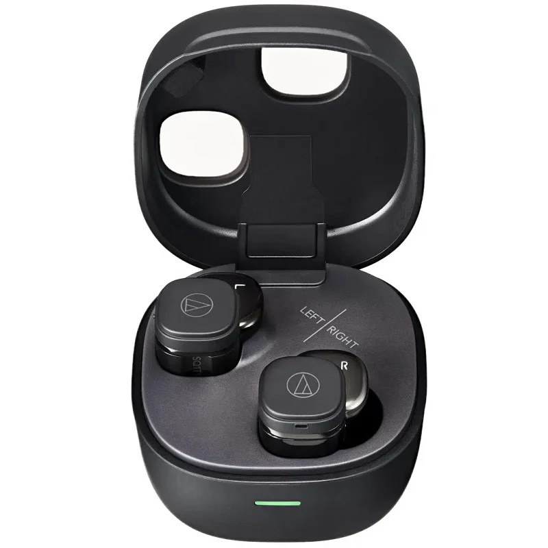 Audio-Technica ATH-SQ1TW2 True Wireless Bluetooth In-Ear Earphone with Mic - Jet Black