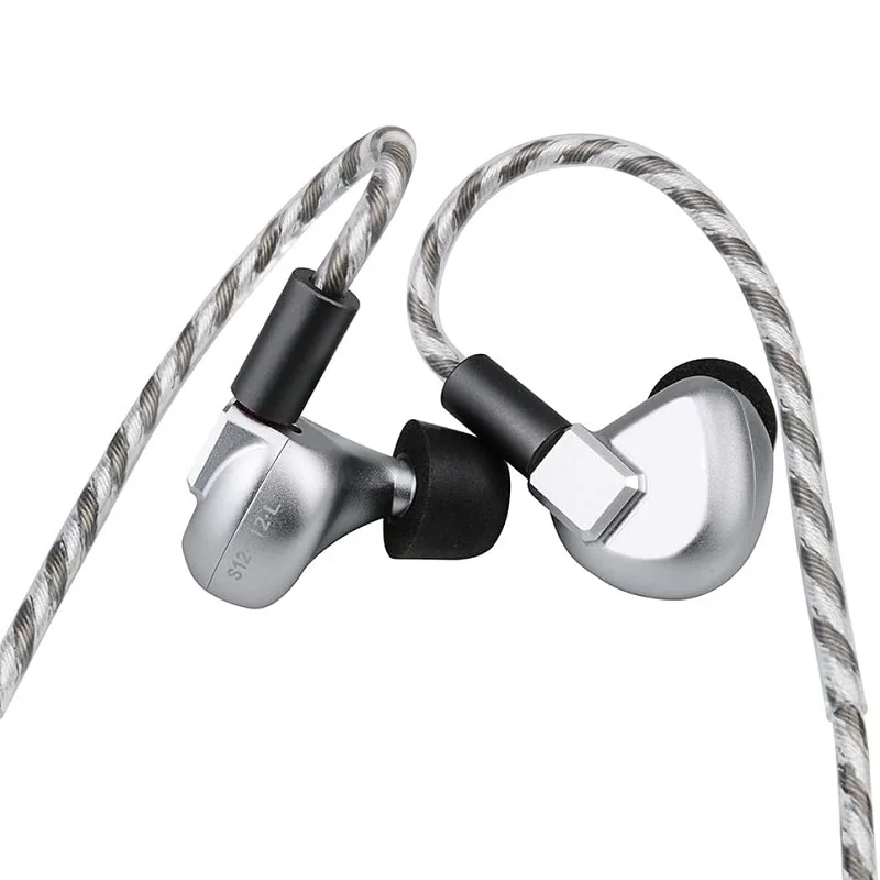 LETSHUOER S12 Planar Magnetic (1PMD) In-Ear Earphone - Silver