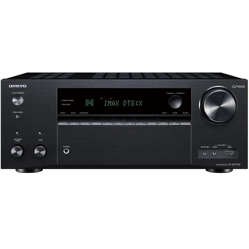 Onkyo TX-NR7100 9.2 Channel THX Certified 8K Hi-Fi Network AV Receiver (with Dolby Atmos, DTS:X)
