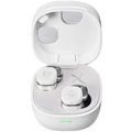 Audio-Technica ATH-SQ1TW2 True Wireless Bluetooth In-Ear Earphone with Mic - Pure White