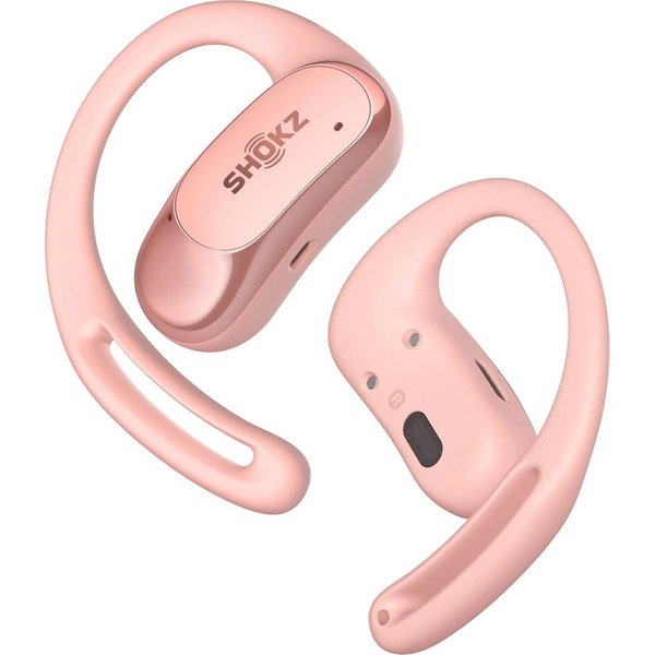 Shokz OpenFit Air True Wireless Bluetooth Air Conduction Open-Ear Earphone with Mic - Pink Shokz OpenFit Air True Wireless Bluetooth Air Conduction Open-Ear Earphone with Mic - Pink