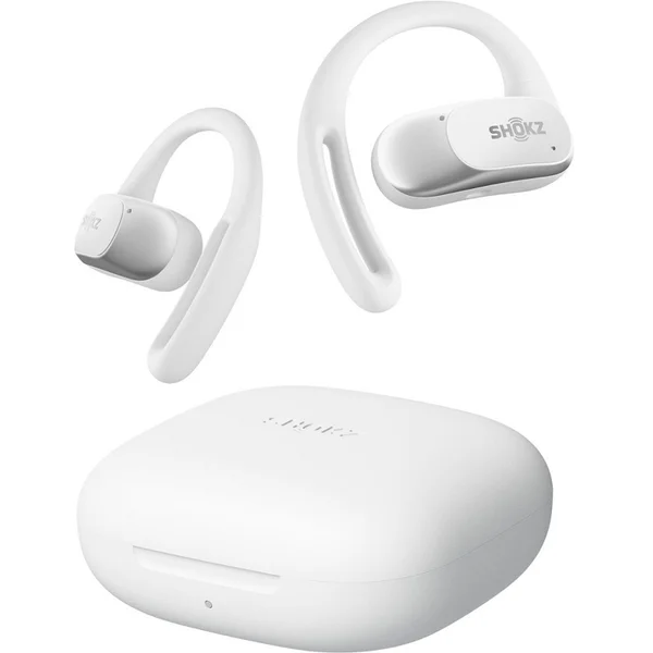 Shokz OpenFit Air True Wireless Bluetooth Air Conduction Open-Ear Earphone with Mic - White