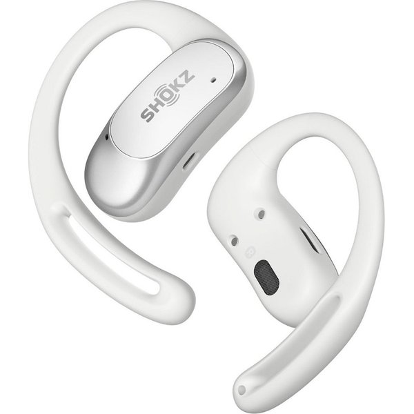 Shokz OpenFit Air True Wireless Bluetooth Air Conduction Open-Ear Earphone with Mic - White Shokz OpenFit Air True Wireless Bluetooth Air Conduction Open-Ear Earphone with Mic - White