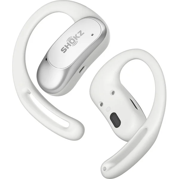 Shokz OpenFit Air True Wireless Bluetooth Air Conduction Open-Ear Earphone with Mic - White
