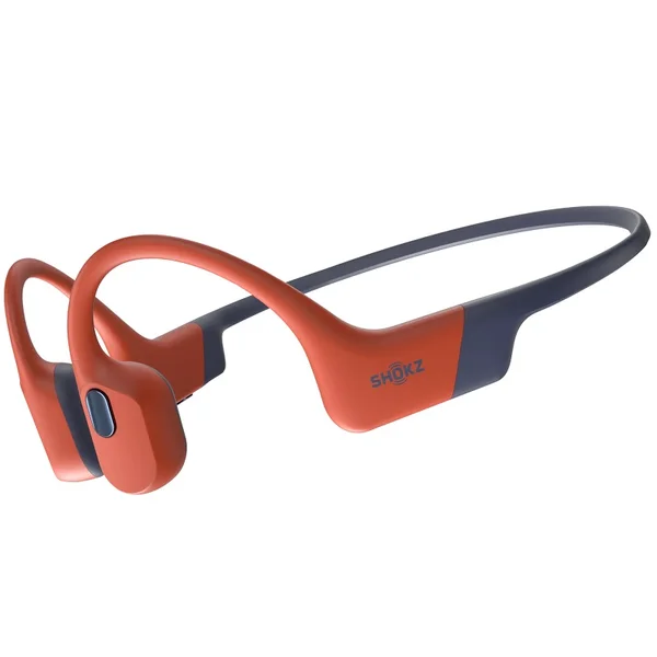Shokz OpenSwim Pro Waterproof Wireless Bluetooth Digital Audio Player Bone Conduction Headphone with Mic - Red