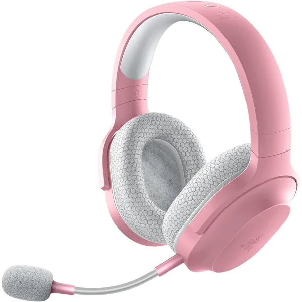 Razer Barracuda X (2022) Wired/Wireless Bluetooth+2.4GHz Over-Ear Gaming Headset with Mic - Quartz