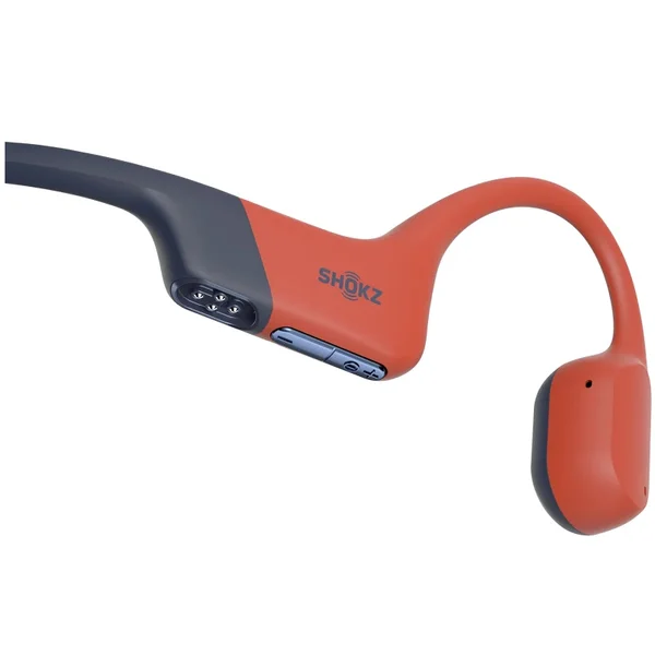 Shokz OpenSwim Pro Waterproof Wireless Bluetooth Digital Audio Player Bone Conduction Headphone with Mic - Red