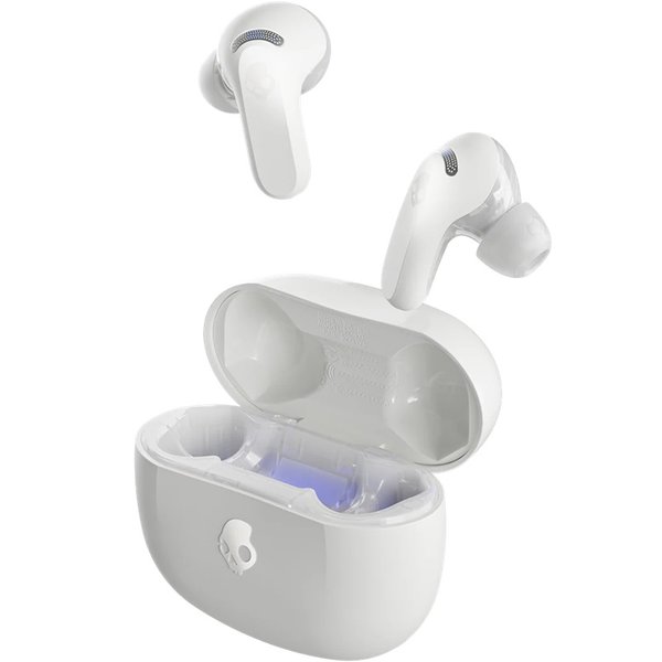 Skullcandy Rail ANC True Wireless Bluetooth Noise-Cancelling In-Ear Earphone with Mic - Bone Skullcandy Rail ANC True Wireless Bluetooth Noise-Cancelling In-Ear Earphone with Mic - Bone