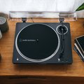 Audio-Technica AT-LP70XBT Bluetooth Turntable (Black Silver)