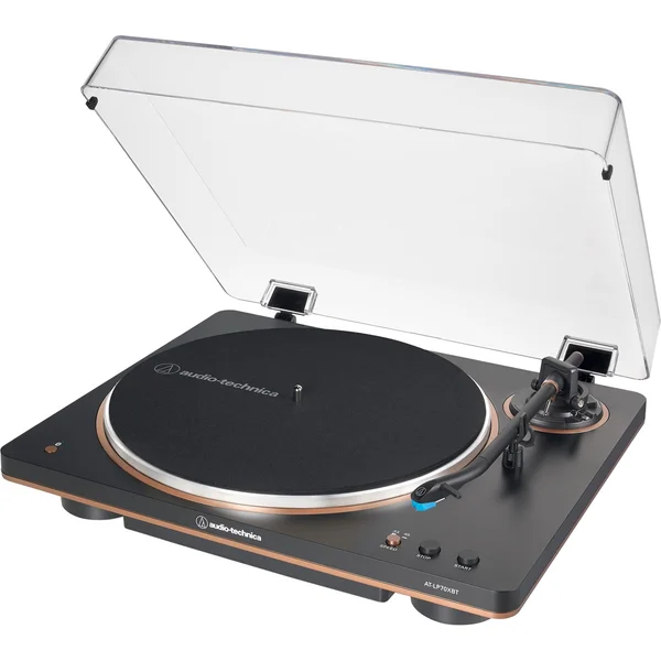 Audio-Technica AT-LP70XBT Fully Automatic Wireless Bluetooth Belt-Drive Turntable - Black/Bronze