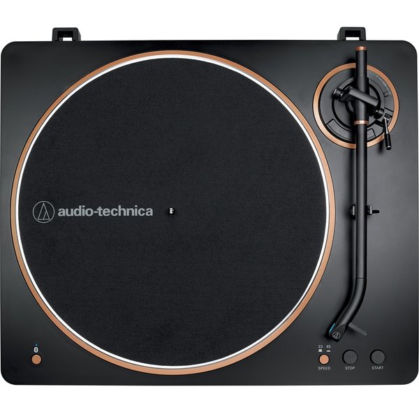 Audio-Technica AT-LP70XBT Fully Automatic Wireless Bluetooth Belt-Drive Turntable - Black/Bronze