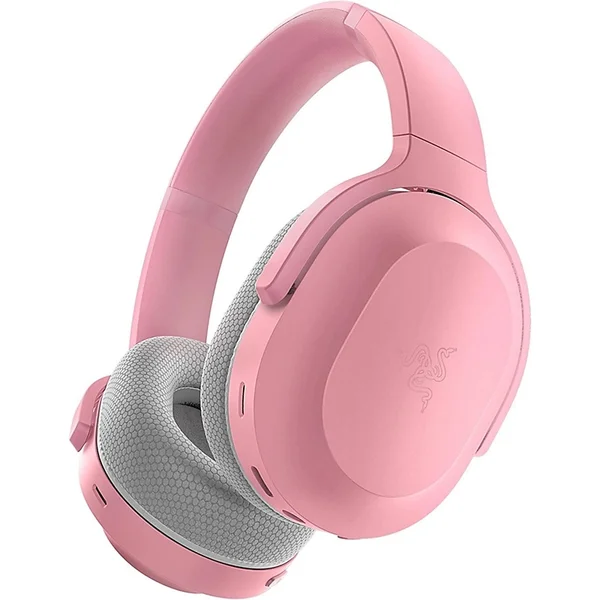 Razer Barracuda Wired/Wireless Bluetooth+2.4GHz Over-Ear Gaming Headset with Mic - Quartz