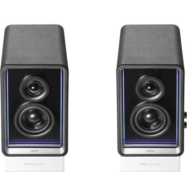 Edifier QR65 Wireless Bluetooth Desktop Bookshelf Speakers with 65W TurboGaN Charger - Black Edifier QR65 Wireless Bluetooth Desktop Bookshelf Speakers with 65W TurboGaN Charger - Black