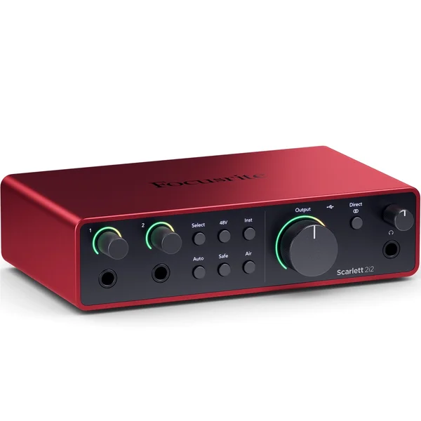 Focusrite Scarlett 2i2 Studio (4th Gen) USB Audio Interface Set