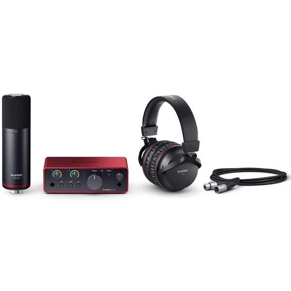 Focusrite Scarlett Solo Studio (4th Gen) USB Audio Interface Set