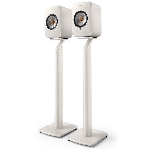 KEF S1 Floor Speaker Stands for LSX Series - Mineral White KEF S1 Floor Speaker Stands for LSX Series - Mineral White