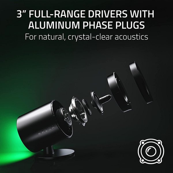 Razer Nommo V2 THX Certified 2.1 Wireless Bluetooth Desktop Speaker System Razer Nommo V2 THX Certified 2.1 Wireless Bluetooth Desktop Speaker System