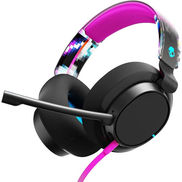 Skullcandy SLYR Pro Wired Multi-Platform Over-Ear Gaming Headset with Mic (PC, PS, Switch, Xbox, Mobile) - Black DigiHype Skullcandy SLYR Pro Wired Multi-Platform Over-Ear Gaming Headset with Mic (PC, PS, Switch, Xbox, Mobile) - Black DigiHype