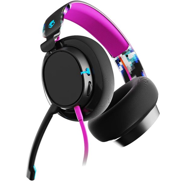 Skullcandy SLYR Pro Wired Multi-Platform Over-Ear Gaming Headset with Mic (PC, PS, Switch, Xbox, Mobile) - Black DigiHype Skullcandy SLYR Pro Wired Multi-Platform Over-Ear Gaming Headset with Mic (PC, PS, Switch, Xbox, Mobile) - Black DigiHype