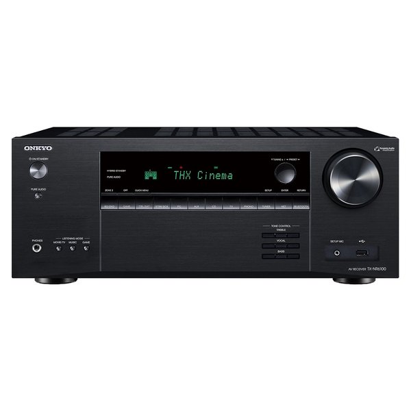 Onkyo TX-NR6100 7.2 Channel THX Certified 8K Hi-Fi Network AV Receiver (with Dolby Atmos, DTS:X)
