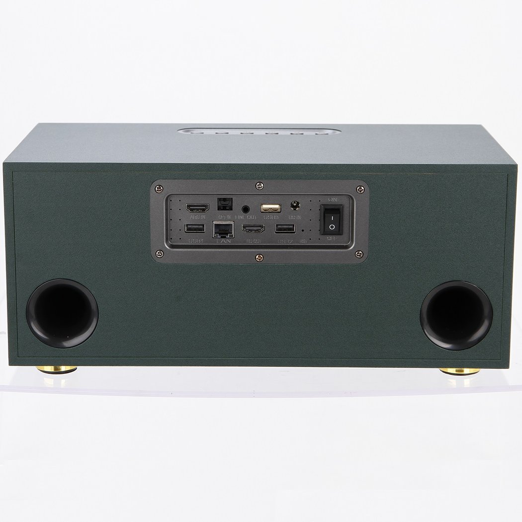 JazPiper PiCO T300 Wireless Bluetooth Karaoke Desktop Speaker & Network Streaming Karaoke System with Dual Handheld Microphones