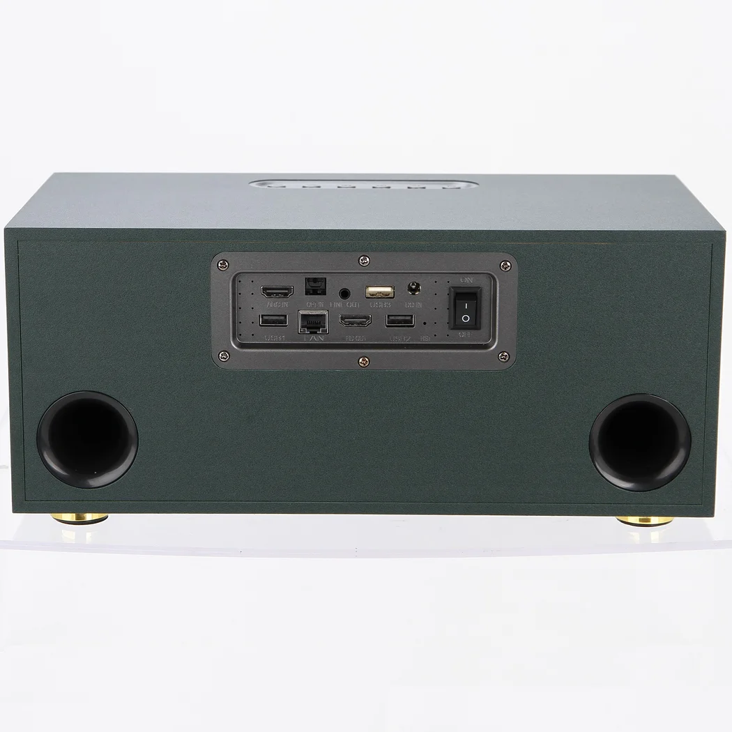 JazPiper PiCO T300 Wireless Bluetooth Karaoke Desktop Speaker & Network Streaming Karaoke System with Dual Handheld Microphones