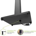 Kanto ST34 (Matte Black) Floor Stands with MDF Base