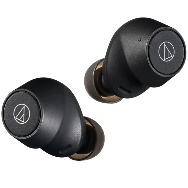 Audio-Technica ATH-CKS30TW+ True Wireless Bluetooth Noise-Cancelling In-Ear Earphone with Mic - Black